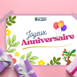 Pépi Chèque-cadeau pour anniversaire - Leaderplant
