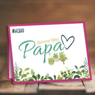 Pépi Chèque-cadeau pour fête des pères - Leaderplant