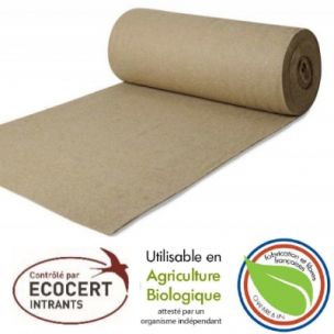 Toile de Paillage BIO - Toile en chanvre et lin biodégradable - Leaderplant