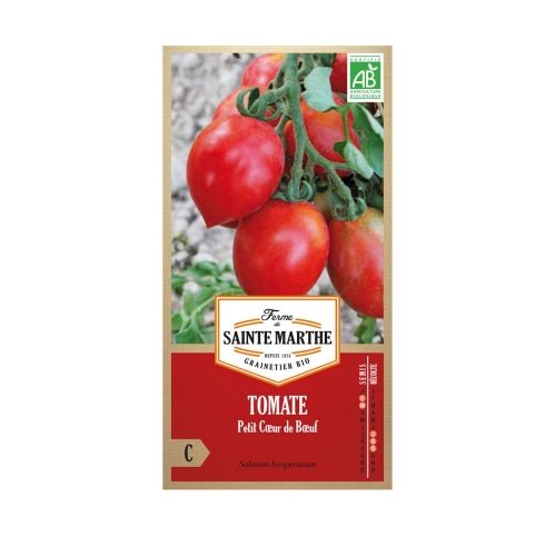 Graines Bio de Tomate Petit Coeur de Boeuf (Ferme de Sainte Marthe