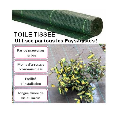 Toile de Paillage - Toile tissée qualité professionnelle