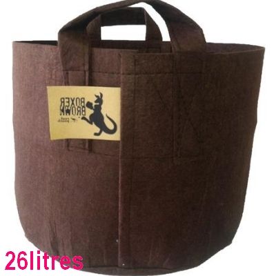 Pot ROOT POUCH Couleur CHOCOLAT Contenance 26L - Leaderplant