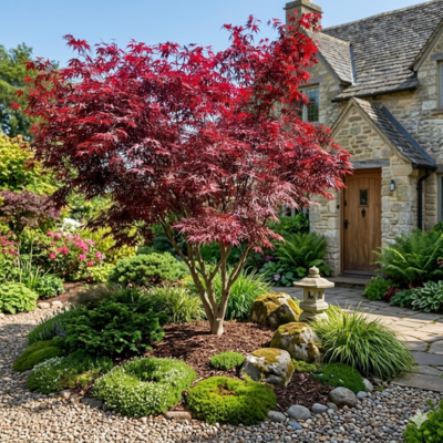 Érable du Japon à feuilles linéaires pourpres   - Leaderplant