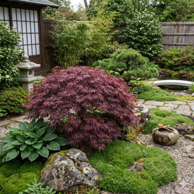 Érable du Japon Crimson Queen   - Leaderplant