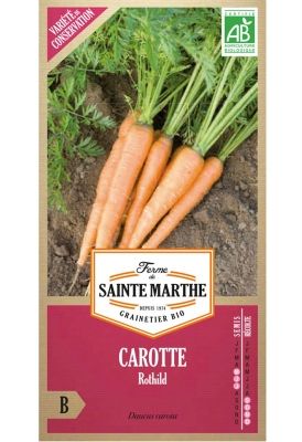 Graines Bio de Carotte Rothild (Ferme de Sainte Marthe) - Leaderplant