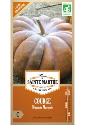 Graines Bio de Courge Musquée Muscade (Ferme de Sainte Marthe) - Leaderplant