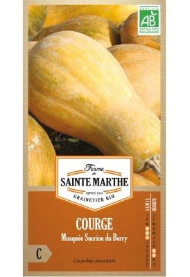 Graines Bio de Courge Musquée Sucrine du Berry (Ferme de Sainte Marthe) - Leaderplant