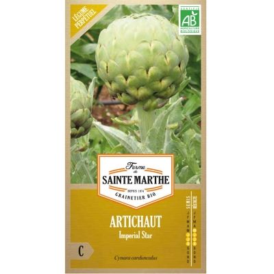 Graines Bio Artichaut Imperial Star (Ferme de Sainte Marthe) - Leaderplant