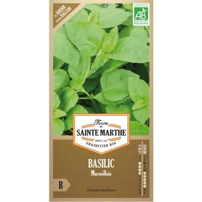 Graines Bio Basilic marseillais (Ferme de Sainte Marthe) - Leaderplant