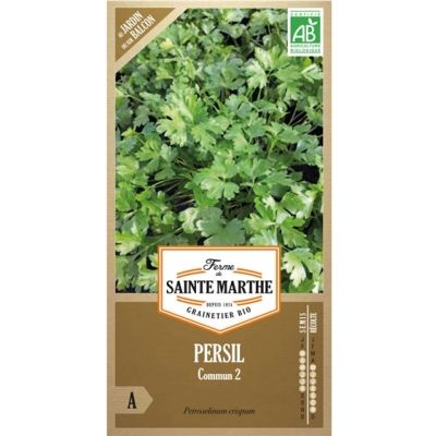 Graines Bio Persil Commun (Ferme de Sainte Marthe) - Leaderplant