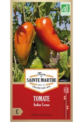 Graines Bio de Tomate Andine Cornue (Ferme de Sainte Marthe) - Leaderplant