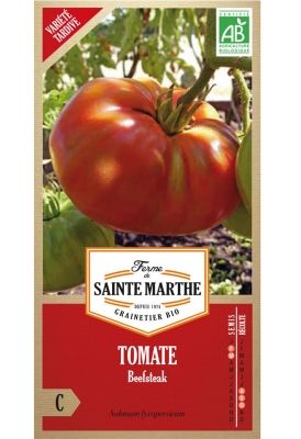Graines Bio de Tomate BeefSteak (Ferme de Sainte Marthe) - Leaderplant