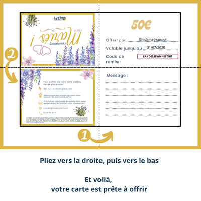 Pépi Chèque-cadeau Mariage - Leaderplant