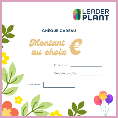 Pépi Chèque-cadeau pour anniversaire - Leaderplant
