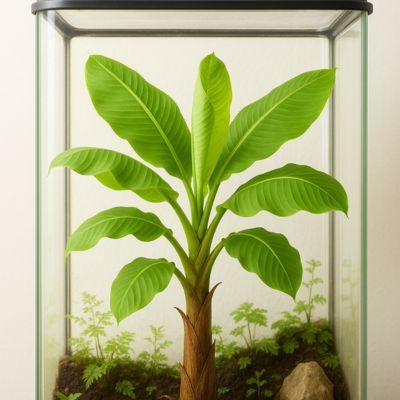 Bananier rustique en mini-motte  - Leaderplant