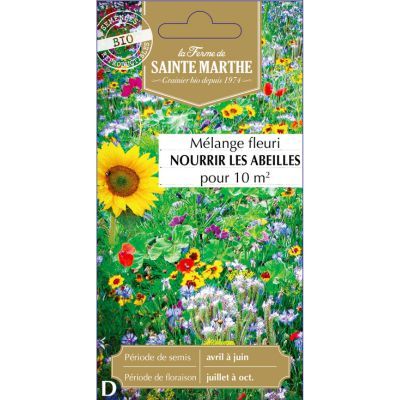 Graine MELANGE FLEURI - NOURRIR LES ABEILLES (Ferme de Sainte Marthe) - Leaderplant