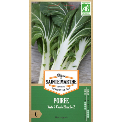 Graines de Poirée Verte à Carde Blanche AB (Ferme de sainte Marthe) - Leaderplant