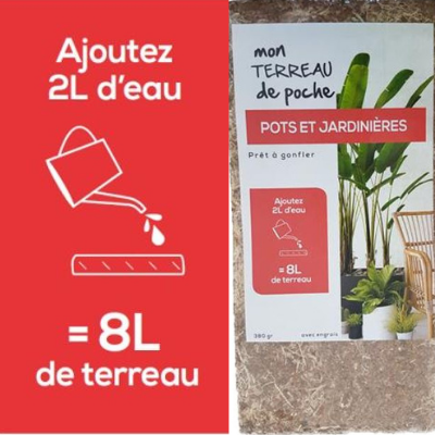 Terreau de Poche 8L - Leaderplant