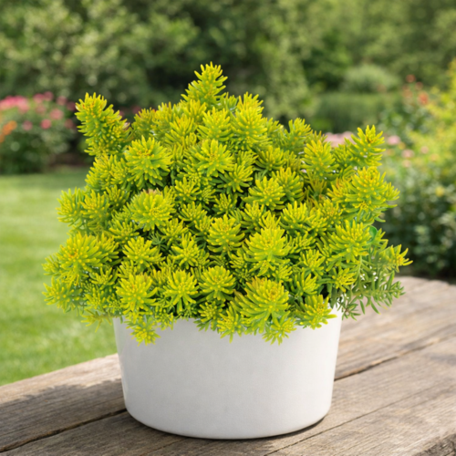 Sedum - Orpin Yellow Cushion Compact en mini-motte - Leaderplant