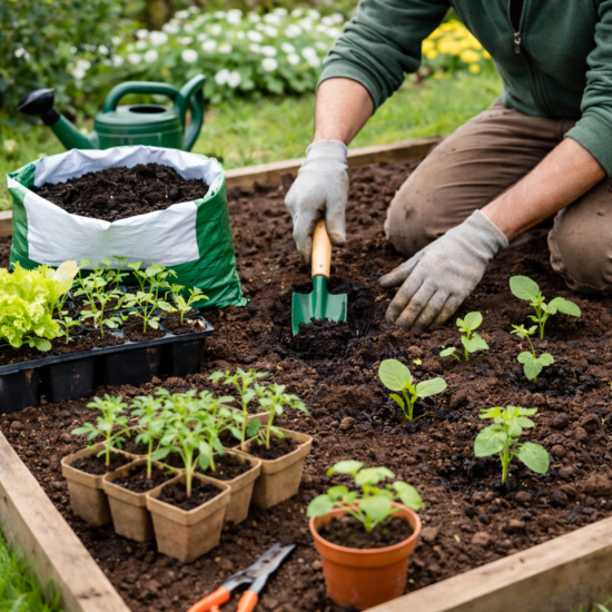 Terreau professionnel universel 50L - Toutes les plantations Plantes Intérieur et Extérieur - Leaderplant