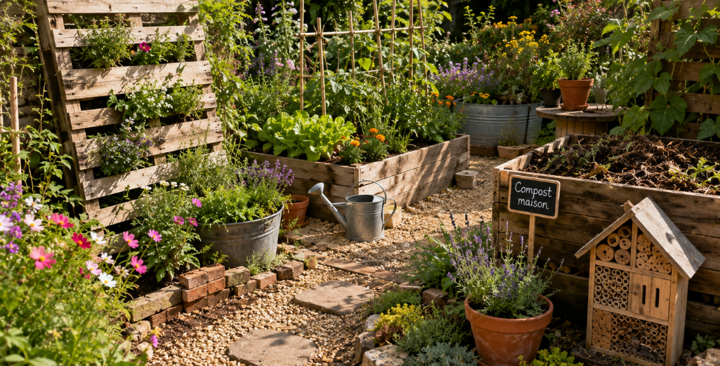 5 idées pour aménager son jardin pas cher