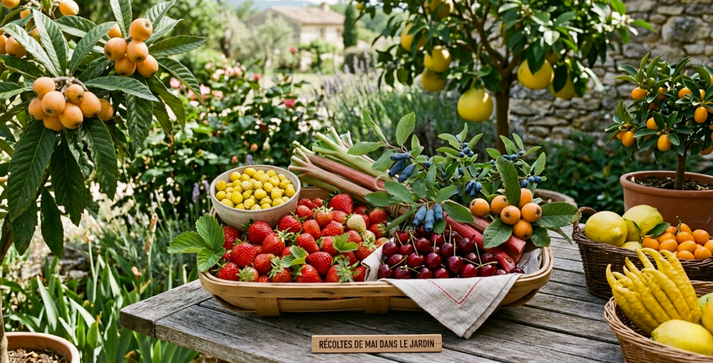 Quels fruits récolter en mai ?