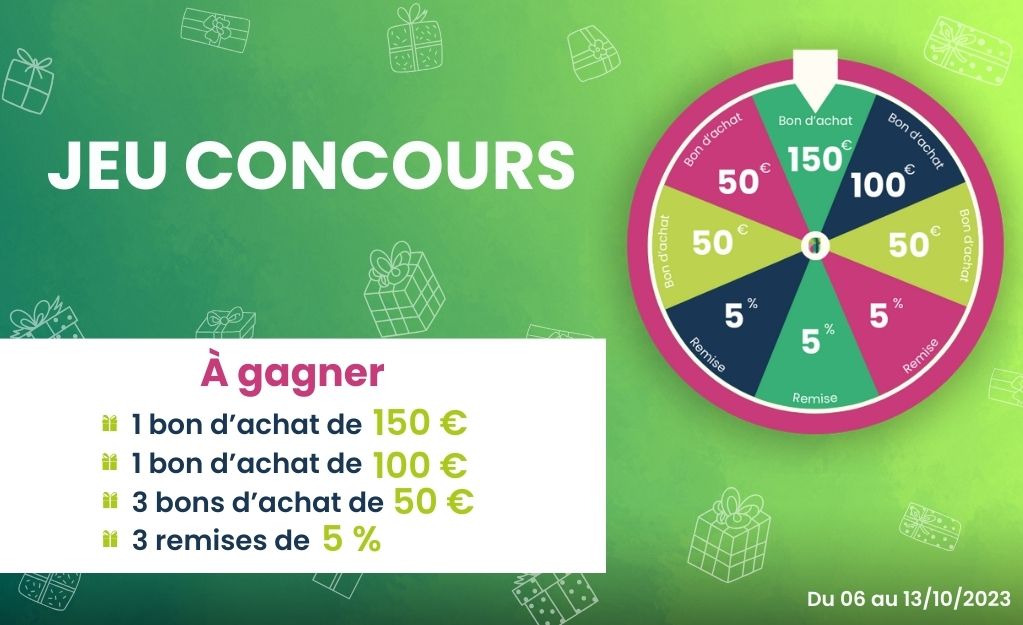 JEU CONCOURS, une chance par jour et par personne