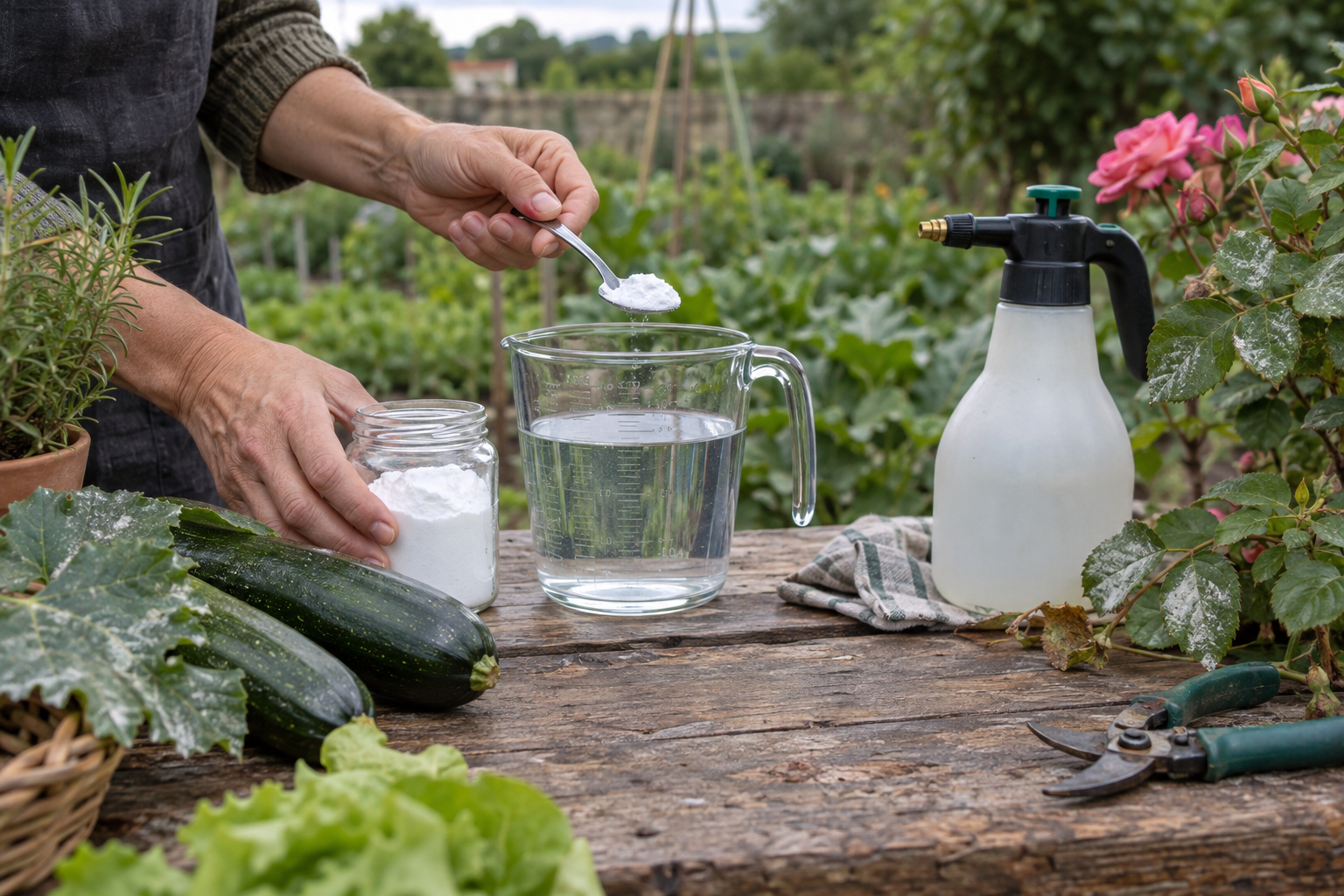 Bicarbonate de soude au jardin : usages et précautions